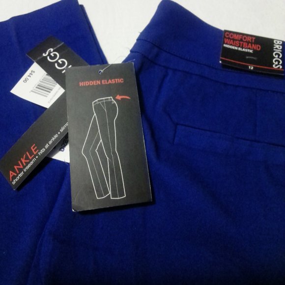 NWT BRIGGS ANKLE PANTS SIZE 12 - Picture 1 of 6